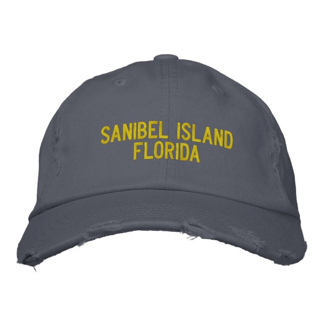 Sanibel Island, Boné bordado da Flórida (Frente)