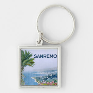 Sanremo, chaveiro quadrado superior de Italia