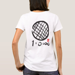 Sanshin infinity T-shirt branca: masculino ou femi