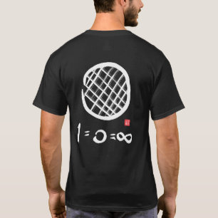 Sanshin infinity T-shirt preta: masculino ou femin