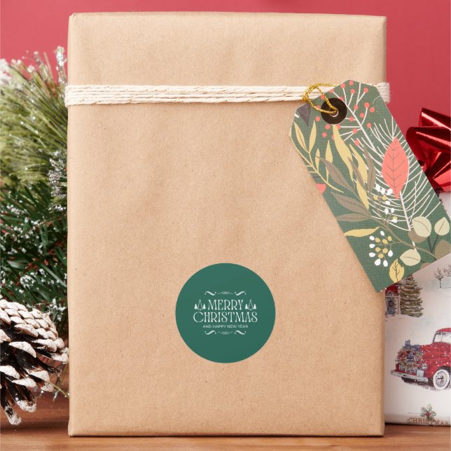Santa & Árvore Mágica – Adesivos e Convites de Nat (Feriado)