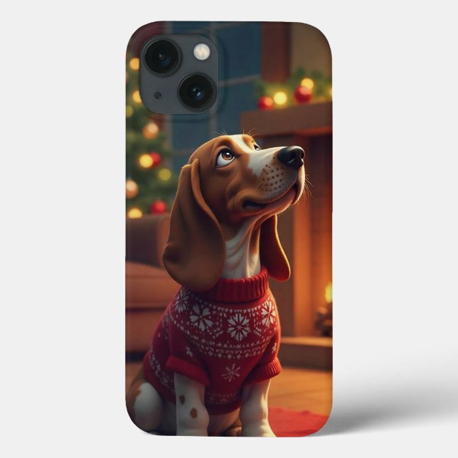 🎄 Santa Beagle Alegria de Natal ✨ Cachorro de Nat (Verso)