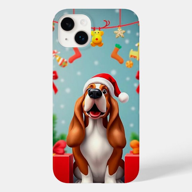 🎄 Santa Beagle Charme ✨ Cachorro de Natal Fofo (Verso)