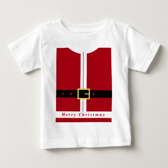 Santa Claus Baby T-Shirt (Frente)