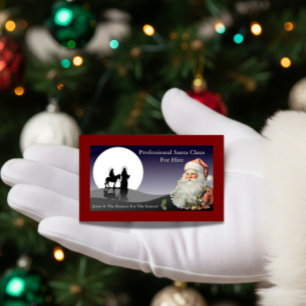 Santa Claus Cartão de visita Jesus É A Razão