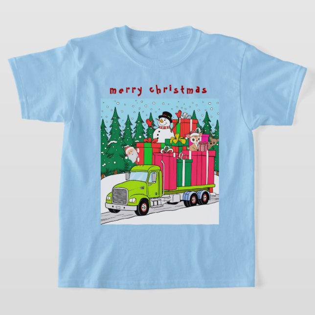 Santa Claus is coming to town T-Shirt (Postura )