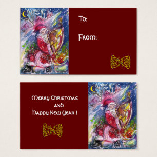 SANTA CLAUS JOGANDO HARP Celtic Knos Natal