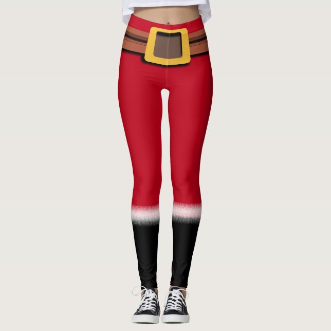 Santa CLaus Pants Leggings (Frente)