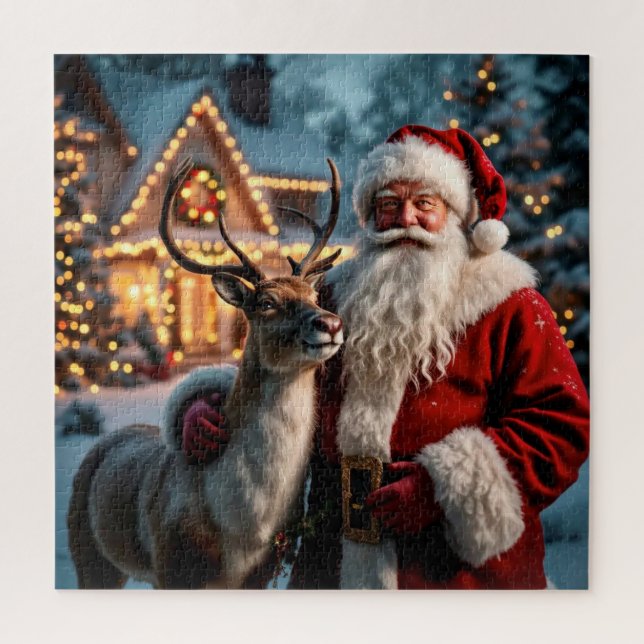 Santa Claus Quebra-cabeça (Vertical)