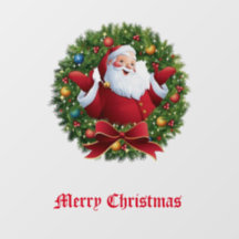 Santa Claus Window Cling