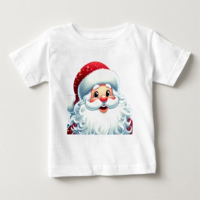 Santa Clause Baby T-Shirt (Frente)
