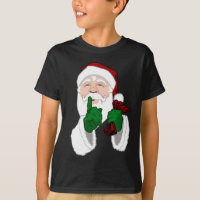 Santa Clause Camisa Diversão Orgânica Crianças Pap