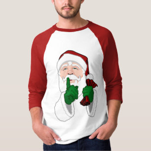 Santa Clause Jersey Camisa Papais noeis Festivos C