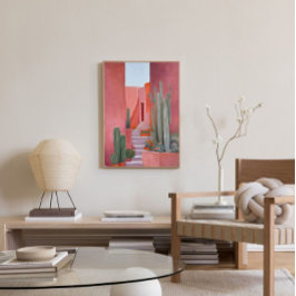 Santa Fe Cacti Boho Poster