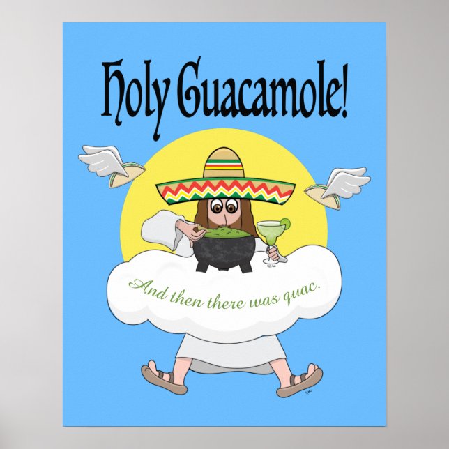 Santa Guacamole Poster (Frente)