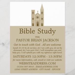 Santa Igreja, Bíblia Cristã Adverter Flyer