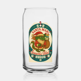 Santa Mahj Pint Glass - Cheers!