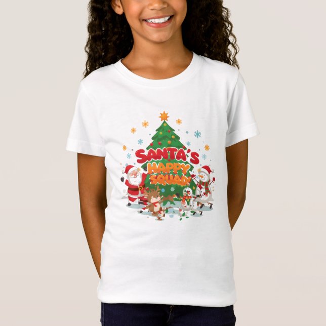Santa’s Christmas T-Shirt for Kids & Family (Frente)
