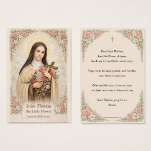 Santa Teresa a Pequena Flor Oração das Crianças