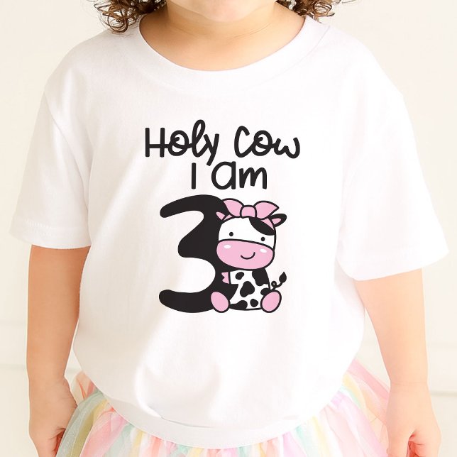 Santa Vaca Eu Sou 3 Garota, Camisa De Nascimento (Criador carregado)