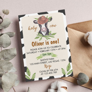 Santa vaca, sou um convite de aniversário