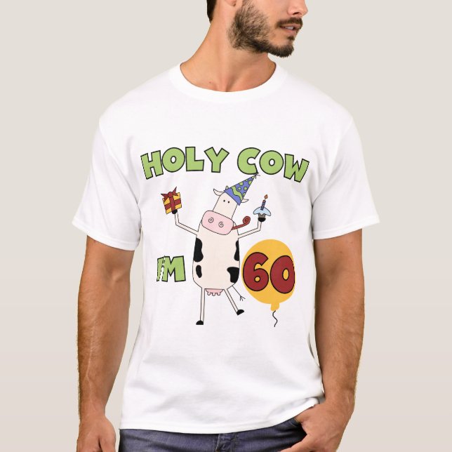 Santa vaca, tenho 60 t-shirts e presentes (Frente)