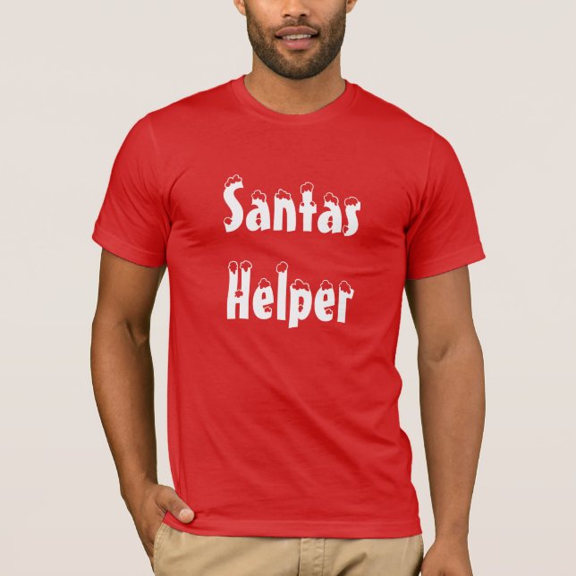 Santas Helper T-Shirt (Frente)