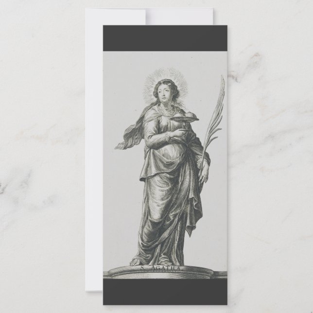 Santo Agatha da Sicília (Frente)