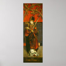 Santo Alcuin - Poster de Belas Artes Alemãs Tyrole