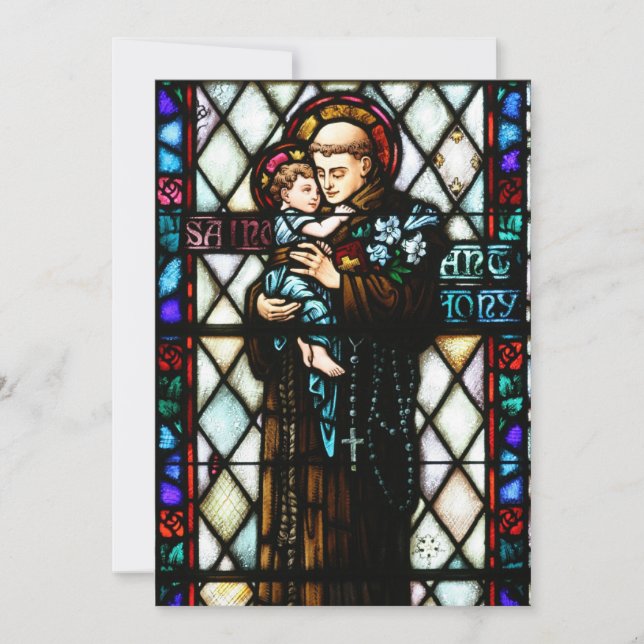 Santo Anthony de Pádua Segurando uma Criança (Frente)