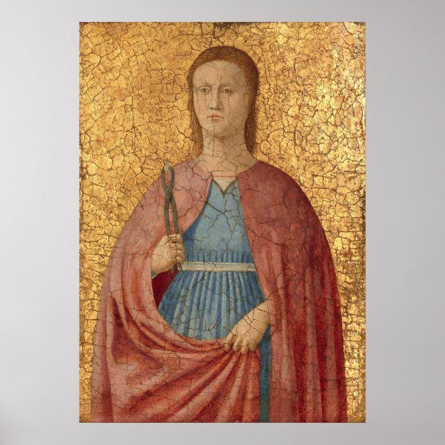 Santo Apollonia - Piero Francesca Fine Art Poster (Frente)