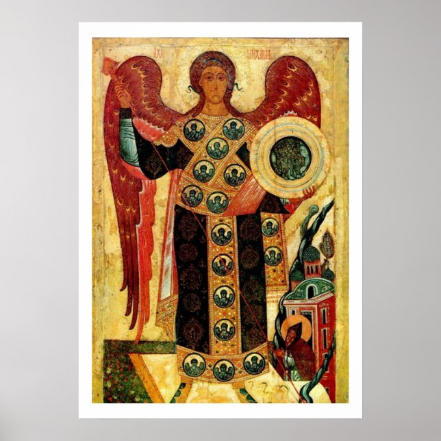 Santo Archangel Michael Poster (Frente)