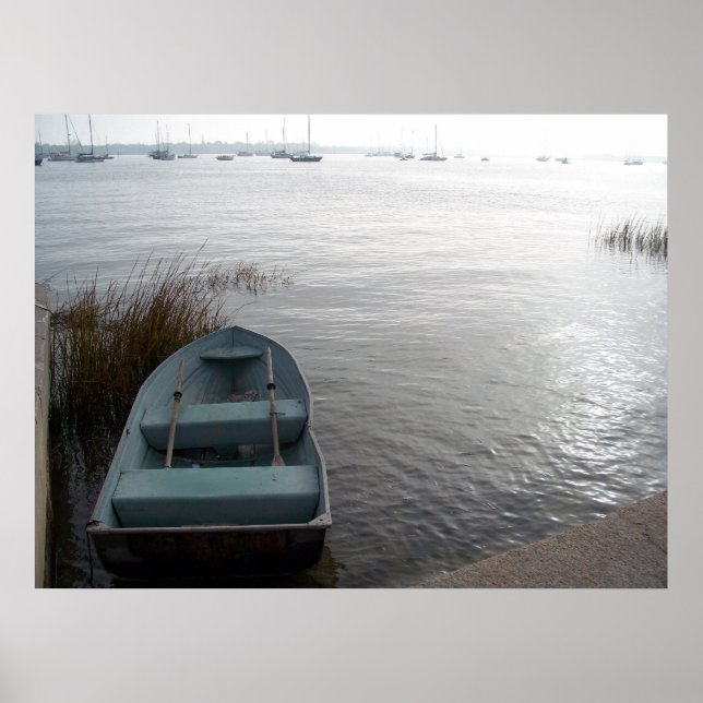 Santo Augustine Florida Boat SailBoat poster art (Frente)