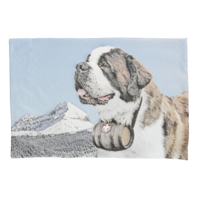 Santo Bernard Painting - Arte Cachorra Original (Frente)