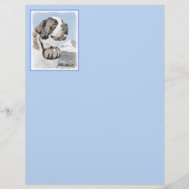 Santo Bernard Painting - Arte Cachorra Original (Frente)