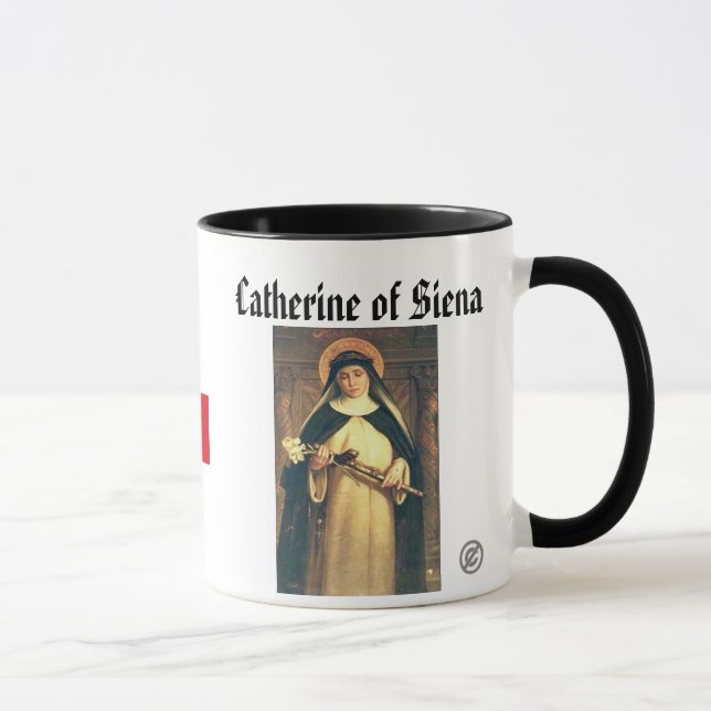 SANTO CATHERINE* da caneca de Siena (Direita)