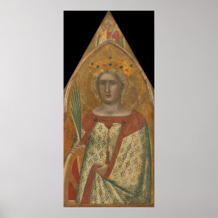 Santo Catherine, Pietro Lorenzetti Fine Art Poster