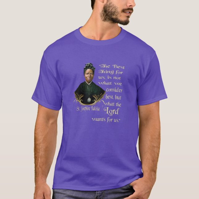 Santo Católica Josephine Bakhita T-Shirt (Frente)