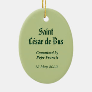 Santo César de Bus (SLE 001) Enfeite de Cerâmica