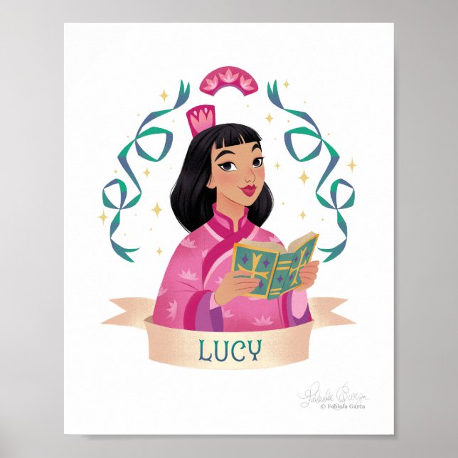 Santo de Impressão Lucy Yi Zhenmei Art (Frente)