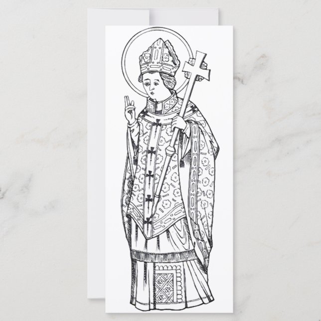 Santo Deiniol Abade e Bispo (Frente)