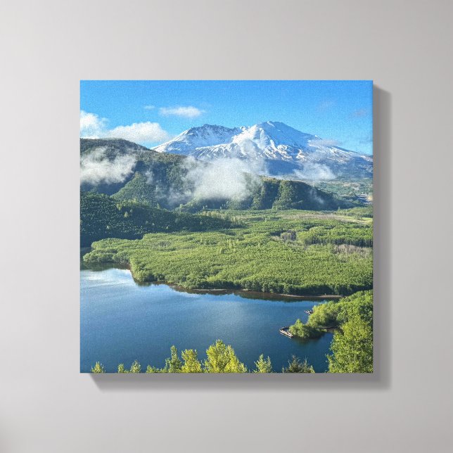 Santo do Monte Helens 10 x 10 canvas (Frente)