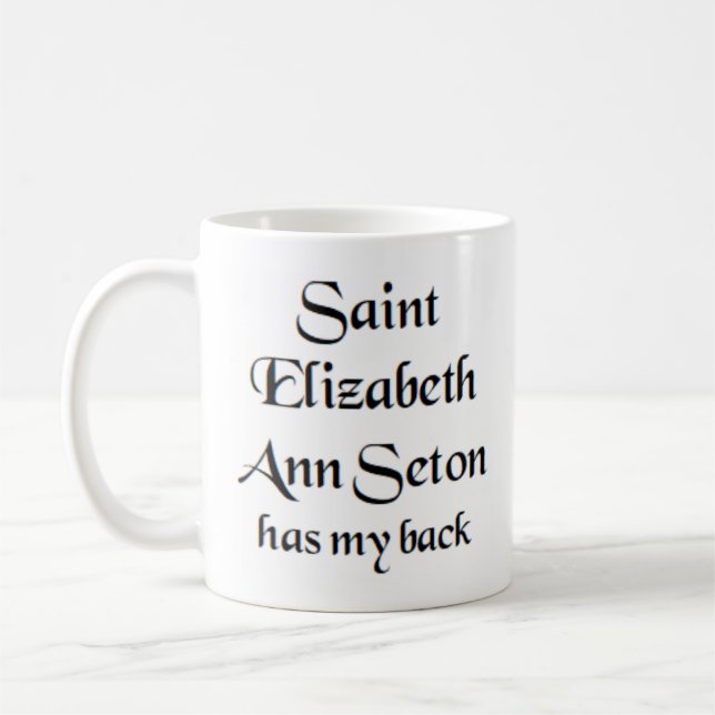 santo elizabeth ann seton caneca (Esquerda)