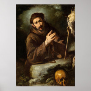 Santo Francis - Bernardo Strozzi Fine Art Poster