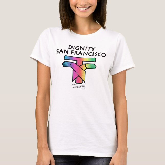 Santo Francis LGBTQ T-Shirt (Frente)
