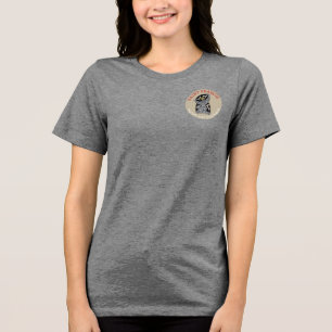 Santo Francis Parish Logo T-Shirt (Mulheres Escura