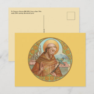 Santo Francisco de Assis (BK 002) Cartão Postal