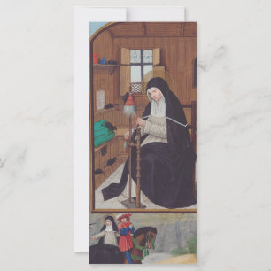 Santo Gertrude Helfta por Simon Bening