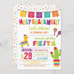 Santo Guacamole Birthday Fiesta Convite - Kid W<br><div class="desc">Convite perfeito para comemorar aquele aniversário especial!</div>
