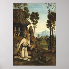 Santo Jerome - Pietro Perugino Fine Art Poster